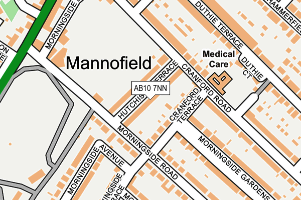 AB10 7NN map - OS OpenMap – Local (Ordnance Survey) AB10 7NN map - OS OpenMap – Local (Ordnance Survey)