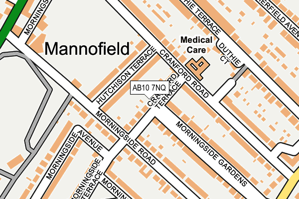 AB10 7NQ map - OS OpenMap – Local (Ordnance Survey) AB10 7NQ map - OS OpenMap – Local (Ordnance Survey)