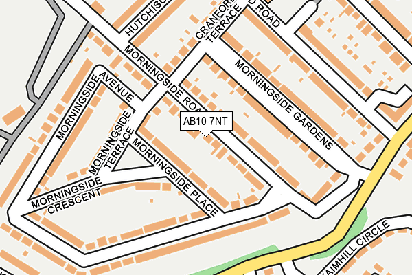 AB10 7NT map - OS OpenMap – Local (Ordnance Survey) AB10 7NT map - OS OpenMap – Local (Ordnance Survey)
