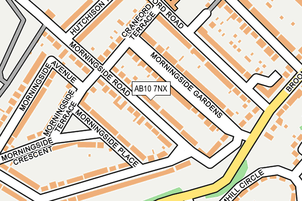 AB10 7NX map - OS OpenMap – Local (Ordnance Survey) AB10 7NX map - OS OpenMap – Local (Ordnance Survey)