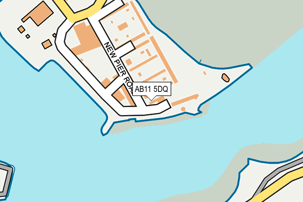 AB11 5DQ map - OS OpenMap – Local (Ordnance Survey) AB11 5DQ map - OS OpenMap – Local (Ordnance Survey)