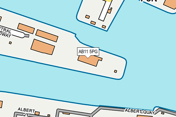 AB11 5PG map - OS OpenMap – Local (Ordnance Survey) AB11 5PG map - OS OpenMap – Local (Ordnance Survey)