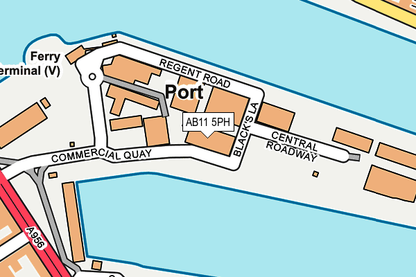 AB11 5PH map - OS OpenMap – Local (Ordnance Survey) AB11 5PH map - OS OpenMap – Local (Ordnance Survey)