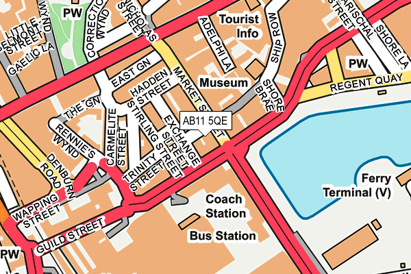 AB11 5QE map - OS OpenMap – Local (Ordnance Survey) AB11 5QE map - OS OpenMap – Local (Ordnance Survey)