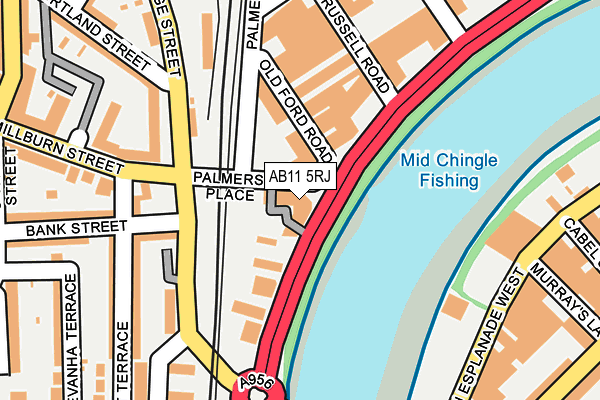 AB11 5RJ map - OS OpenMap – Local (Ordnance Survey) AB11 5RJ map - OS OpenMap – Local (Ordnance Survey)