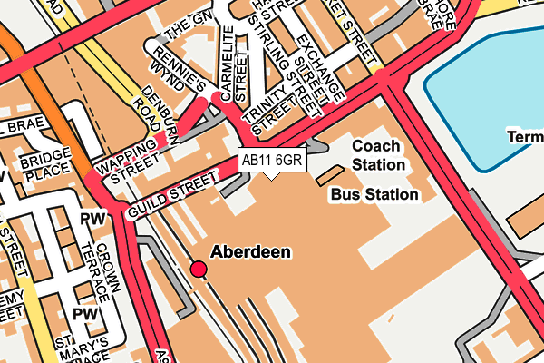 AB11 6GR map - OS OpenMap – Local (Ordnance Survey) AB11 6GR map - OS OpenMap – Local (Ordnance Survey)