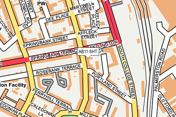 AB11 6HT map - OS OpenMap – Local (Ordnance Survey) AB11 6HT map - OS OpenMap – Local (Ordnance Survey)
