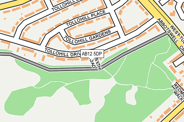 AB12 5DP map - OS OpenMap – Local (Ordnance Survey) AB12 5DP map - OS OpenMap – Local (Ordnance Survey)