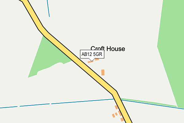 AB12 5GR map - OS OpenMap – Local (Ordnance Survey) AB12 5GR map - OS OpenMap – Local (Ordnance Survey)