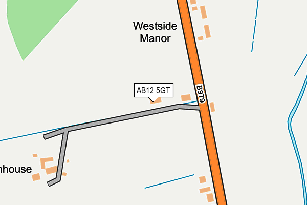 AB12 5GT map - OS OpenMap – Local (Ordnance Survey) AB12 5GT map - OS OpenMap – Local (Ordnance Survey)