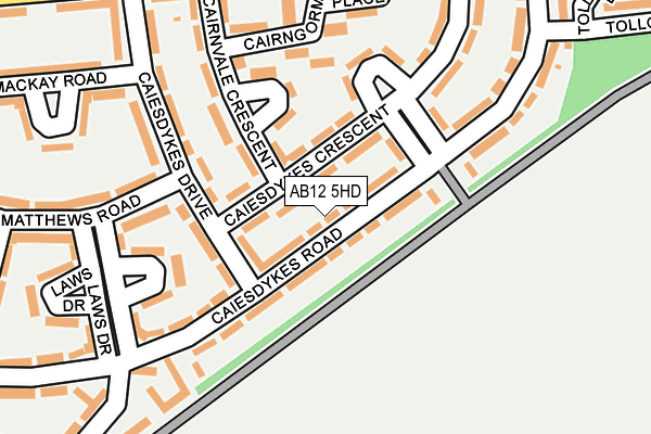 AB12 5HD map - OS OpenMap – Local (Ordnance Survey) AB12 5HD map - OS OpenMap – Local (Ordnance Survey)