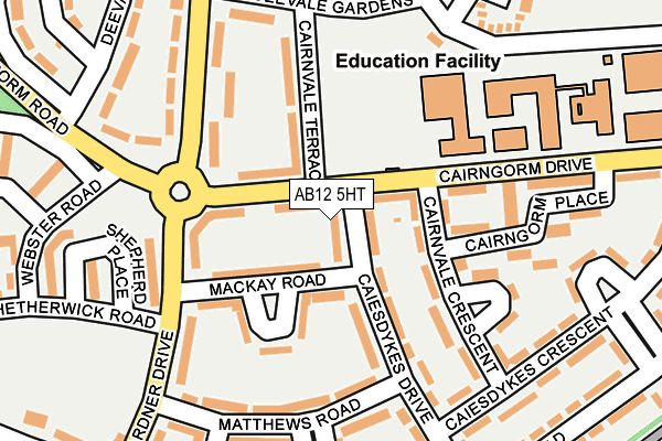 AB12 5HT map - OS OpenMap – Local (Ordnance Survey) AB12 5HT map - OS OpenMap – Local (Ordnance Survey)
