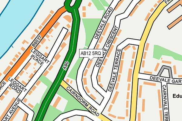 AB12 5RQ map - OS OpenMap – Local (Ordnance Survey) AB12 5RQ map - OS OpenMap – Local (Ordnance Survey)