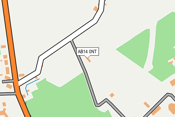 AB14 0NT map - OS OpenMap – Local (Ordnance Survey) AB14 0NT map - OS OpenMap – Local (Ordnance Survey)