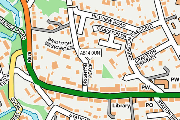 AB14 0UN map - OS OpenMap – Local (Ordnance Survey) AB14 0UN map - OS OpenMap – Local (Ordnance Survey)