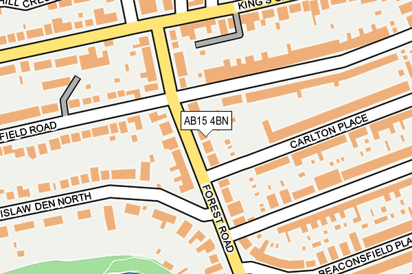 AB15 4BN map - OS OpenMap – Local (Ordnance Survey) AB15 4BN map - OS OpenMap – Local (Ordnance Survey)