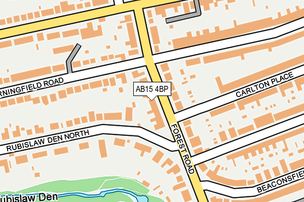 AB15 4BP map - OS OpenMap – Local (Ordnance Survey) AB15 4BP map - OS OpenMap – Local (Ordnance Survey)