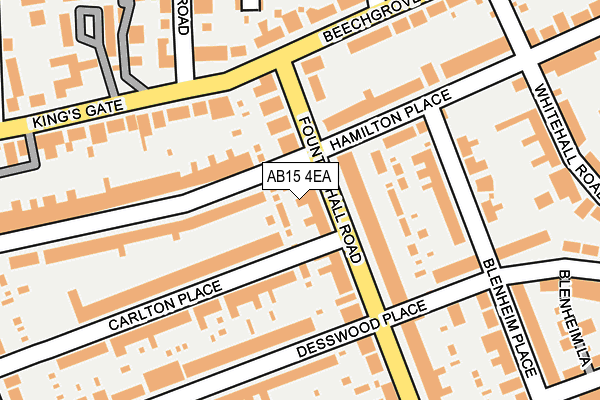 AB15 4EA map - OS OpenMap – Local (Ordnance Survey) AB15 4EA map - OS OpenMap – Local (Ordnance Survey)