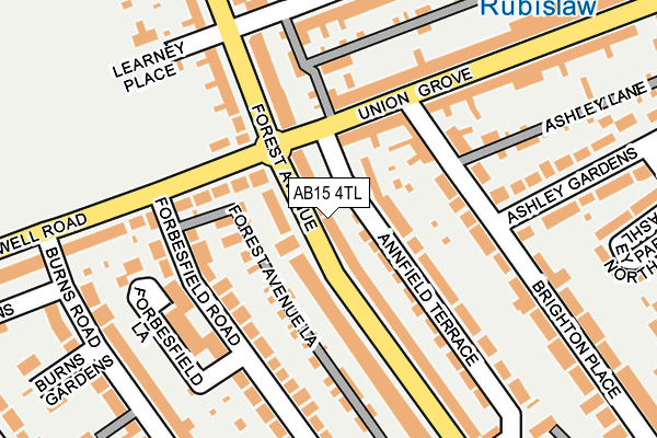 AB15 4TL map - OS OpenMap – Local (Ordnance Survey) AB15 4TL map - OS OpenMap – Local (Ordnance Survey)