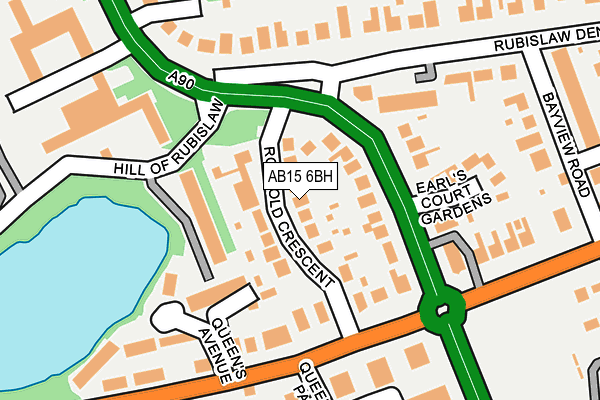 AB15 6BH map - OS OpenMap – Local (Ordnance Survey) AB15 6BH map - OS OpenMap – Local (Ordnance Survey)