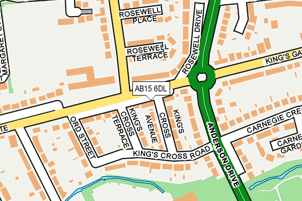 AB15 6DL map - OS OpenMap – Local (Ordnance Survey) AB15 6DL map - OS OpenMap – Local (Ordnance Survey)