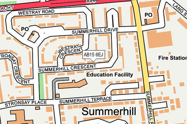 AB15 6EJ map - OS OpenMap – Local (Ordnance Survey) AB15 6EJ map - OS OpenMap – Local (Ordnance Survey)