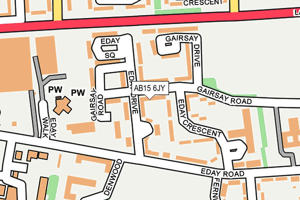 AB15 6JY map - OS OpenMap – Local (Ordnance Survey) AB15 6JY map - OS OpenMap – Local (Ordnance Survey)