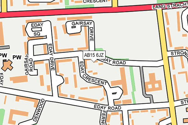 AB15 6JZ map - OS OpenMap – Local (Ordnance Survey) AB15 6JZ map - OS OpenMap – Local (Ordnance Survey)