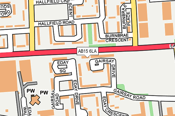 AB15 6LA map - OS OpenMap – Local (Ordnance Survey) AB15 6LA map - OS OpenMap – Local (Ordnance Survey)