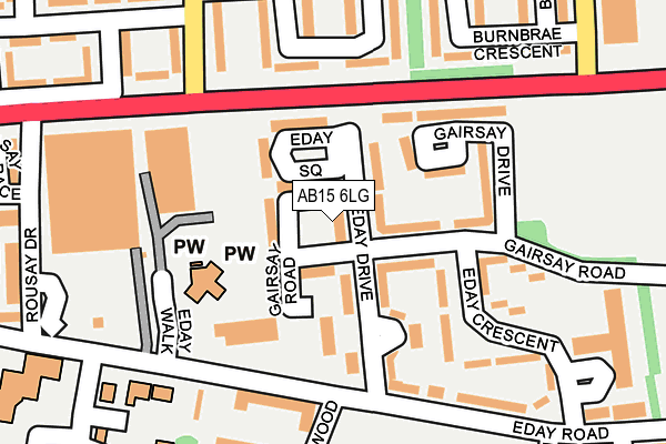 AB15 6LG map - OS OpenMap – Local (Ordnance Survey) AB15 6LG map - OS OpenMap – Local (Ordnance Survey)