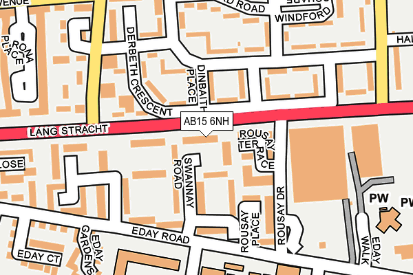 AB15 6NH map - OS OpenMap – Local (Ordnance Survey) AB15 6NH map - OS OpenMap – Local (Ordnance Survey)