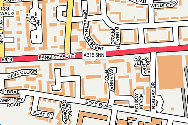 AB15 6NN map - OS OpenMap – Local (Ordnance Survey) AB15 6NN map - OS OpenMap – Local (Ordnance Survey)
