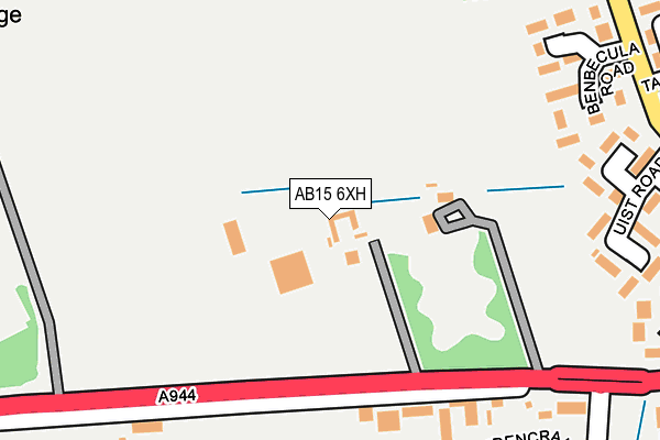 AB15 6XH map - OS OpenMap – Local (Ordnance Survey) AB15 6XH map - OS OpenMap – Local (Ordnance Survey)