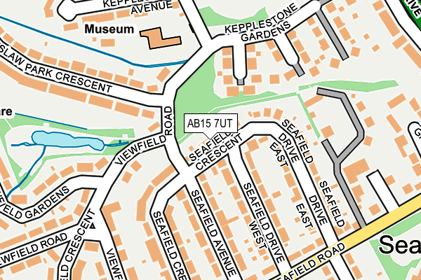AB15 7UT map - OS OpenMap – Local (Ordnance Survey) AB15 7UT map - OS OpenMap – Local (Ordnance Survey)