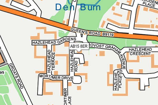 AB15 8ER map - OS OpenMap – Local (Ordnance Survey) AB15 8ER map - OS OpenMap – Local (Ordnance Survey)