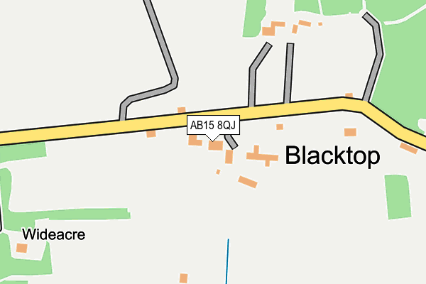 AB15 8QJ map - OS OpenMap – Local (Ordnance Survey) AB15 8QJ map - OS OpenMap – Local (Ordnance Survey)
