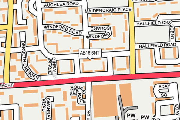 AB16 6NT map - OS OpenMap – Local (Ordnance Survey) AB16 6NT map - OS OpenMap – Local (Ordnance Survey)