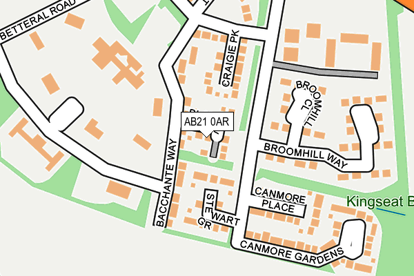 AB21 0AR map - OS OpenMap – Local (Ordnance Survey) AB21 0AR map - OS OpenMap – Local (Ordnance Survey)