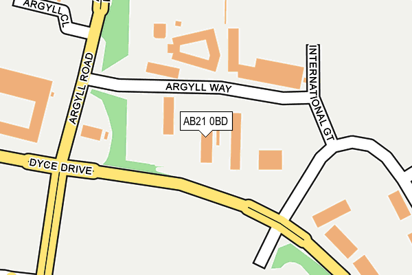 AB21 0BD map - OS OpenMap – Local (Ordnance Survey) AB21 0BD map - OS OpenMap – Local (Ordnance Survey)