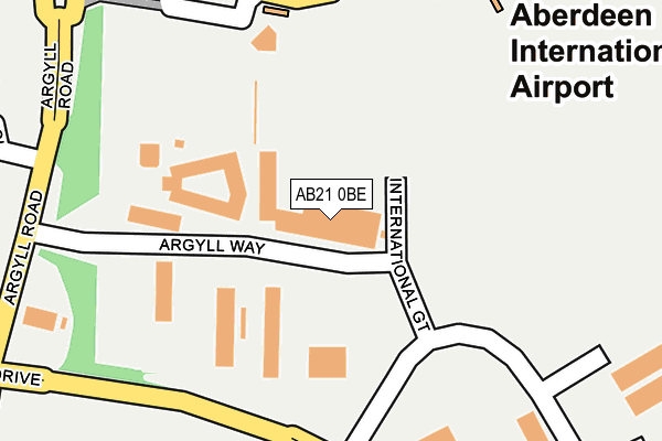 AB21 0BE map - OS OpenMap – Local (Ordnance Survey) AB21 0BE map - OS OpenMap – Local (Ordnance Survey)