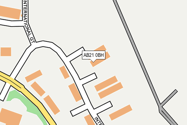 AB21 0BH map - OS OpenMap – Local (Ordnance Survey) AB21 0BH map - OS OpenMap – Local (Ordnance Survey)