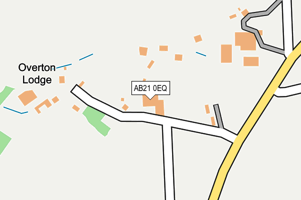 AB21 0EQ map - OS OpenMap – Local (Ordnance Survey) AB21 0EQ map - OS OpenMap – Local (Ordnance Survey)