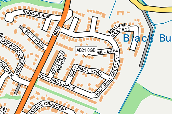 AB21 0GB map - OS OpenMap – Local (Ordnance Survey) AB21 0GB map - OS OpenMap – Local (Ordnance Survey)