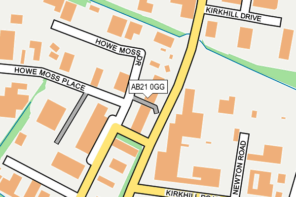 AB21 0GG map - OS OpenMap – Local (Ordnance Survey) AB21 0GG map - OS OpenMap – Local (Ordnance Survey)
