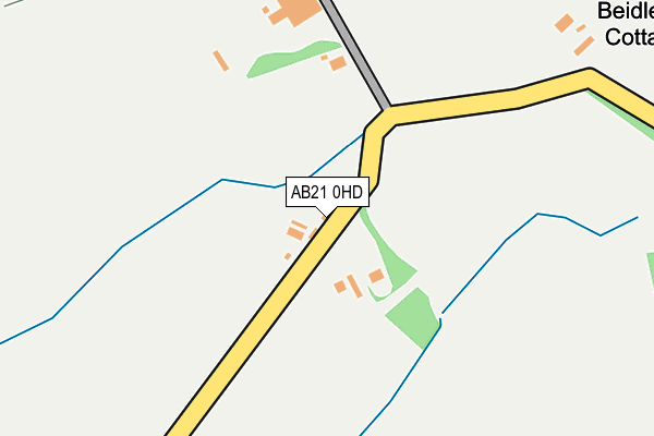 AB21 0HD map - OS OpenMap – Local (Ordnance Survey) AB21 0HD map - OS OpenMap – Local (Ordnance Survey)