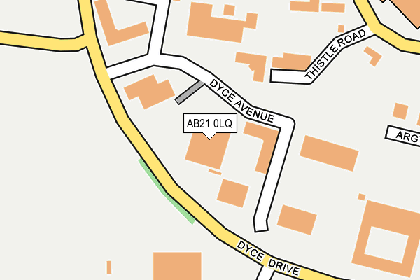AB21 0LQ map - OS OpenMap – Local (Ordnance Survey) AB21 0LQ map - OS OpenMap – Local (Ordnance Survey)