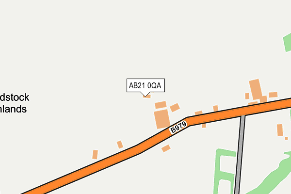 AB21 0QA map - OS OpenMap – Local (Ordnance Survey) AB21 0QA map - OS OpenMap – Local (Ordnance Survey)