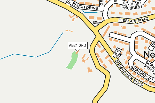 AB21 0RD map - OS OpenMap – Local (Ordnance Survey) AB21 0RD map - OS OpenMap – Local (Ordnance Survey)