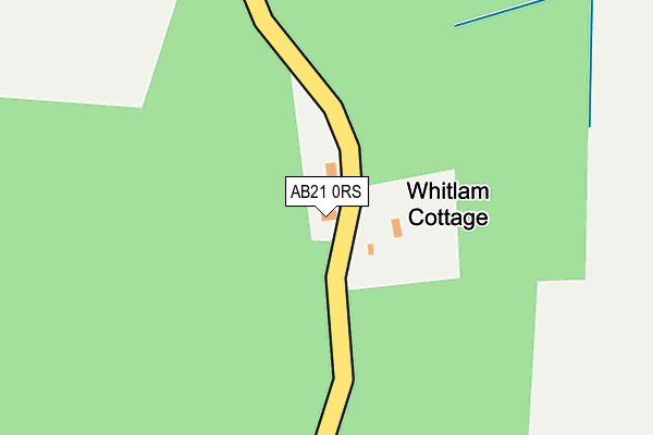 AB21 0RS map - OS OpenMap – Local (Ordnance Survey) AB21 0RS map - OS OpenMap – Local (Ordnance Survey)
