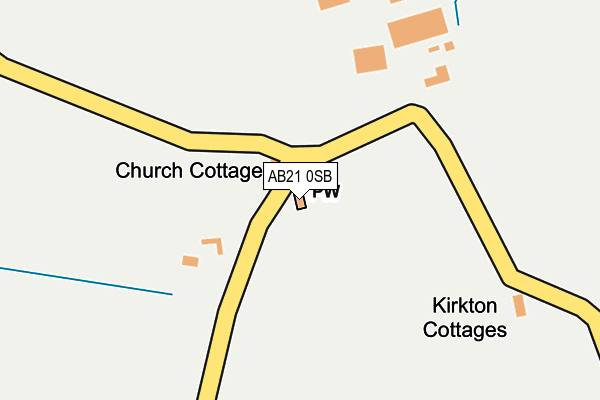 AB21 0SB map - OS OpenMap – Local (Ordnance Survey) AB21 0SB map - OS OpenMap – Local (Ordnance Survey)